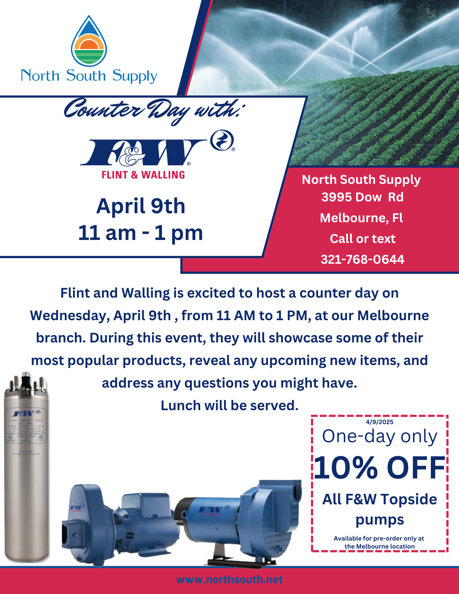 Flint And Walling Counter Day in Melbourne